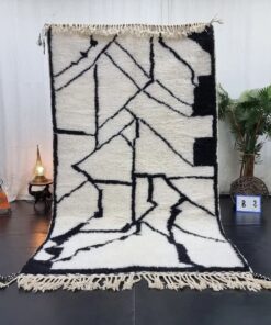 Black and White Rug