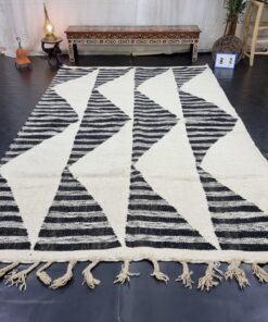 Black And White Rug