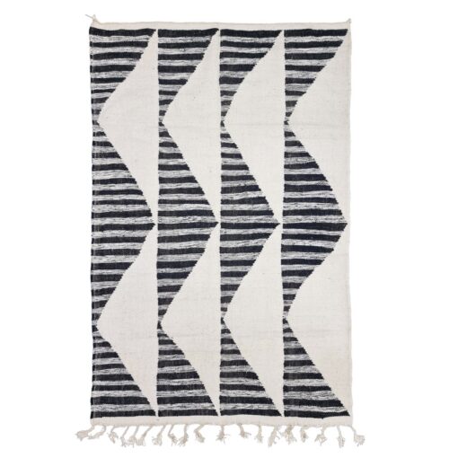 Black And White Rug