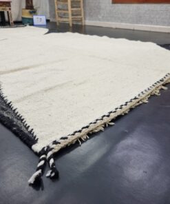 Black And White Flat Rug