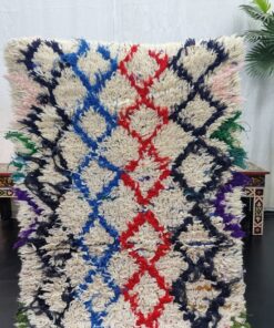 Red And Blue Vintage Rug