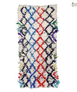 Red And Blue Vintage Rug