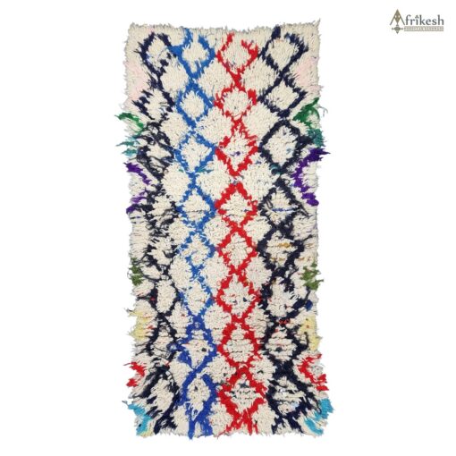 Red And Blue Vintage Rug