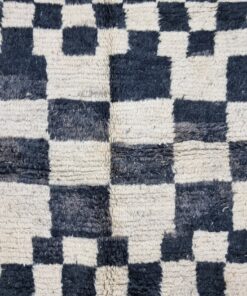 Tan and Black Tribal rug