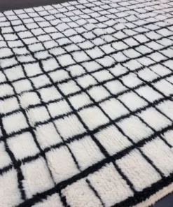 White And Black Rug