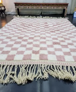 Pale Raspberry Pink Rug