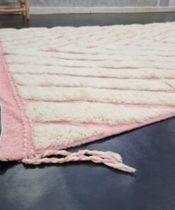 Pink And White Rug