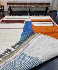 Blue And Orange Rug