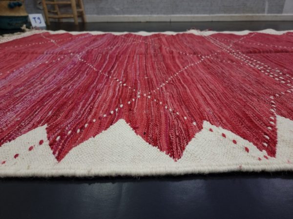 Red And White Rug
