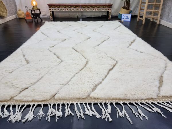 White And Brown Rug