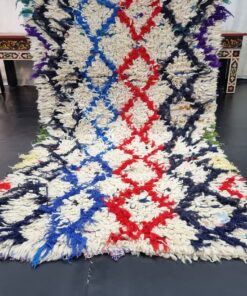 Red And Blue Vintage Rug