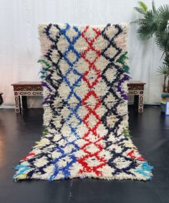 Red And Blue Vintage Rug