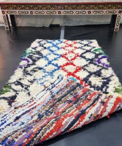 Red And Blue Vintage Rug