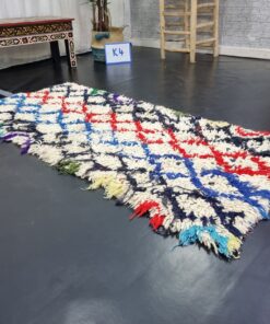 Red And Blue Vintage Rug