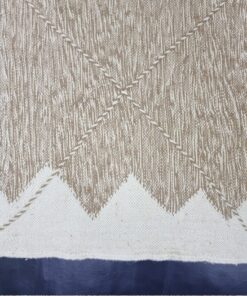 White And Light Brown Rug