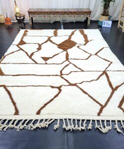Brown Abstract Rug