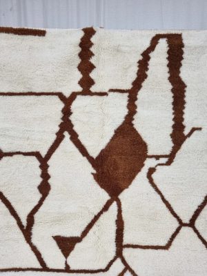 Brown Abstract Rug