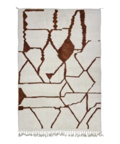 Brown Abstract Rug