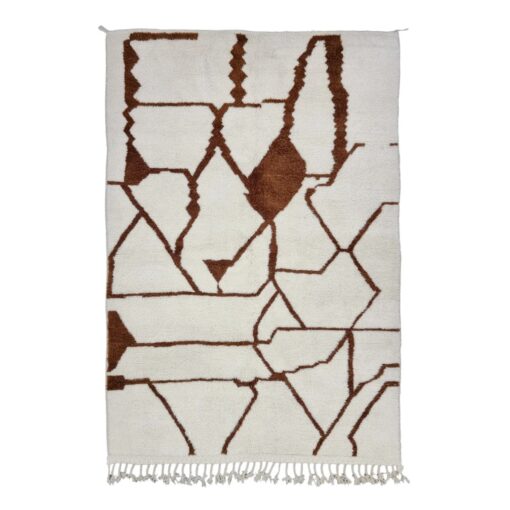 Brown Abstract Rug