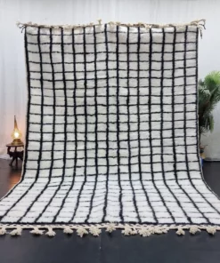 White And Black Rug