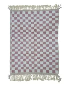 Pale Raspberry Pink Rug