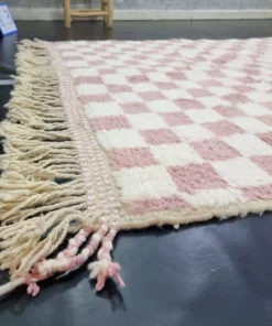Pale Raspberry Pink Rug
