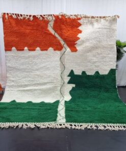 Green And Orange Rug