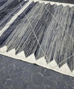 Black and Blue Rug