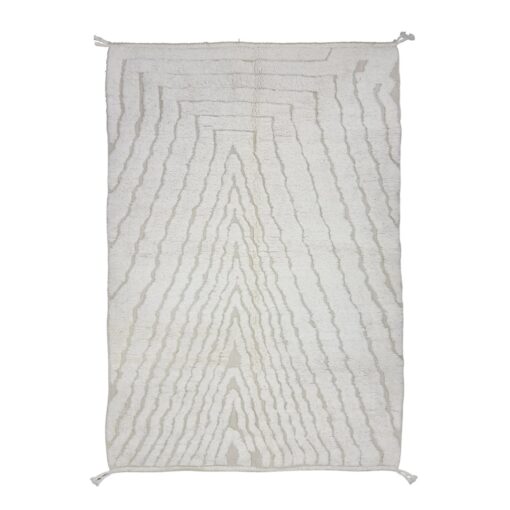 Striped White Rug