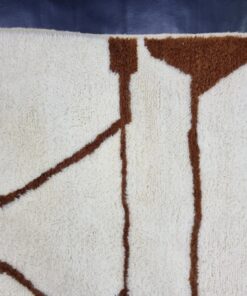 Brown Abstract Rug