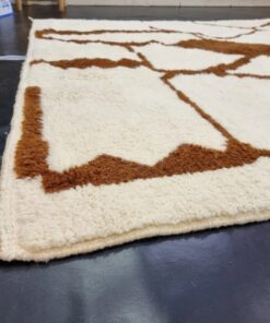 Brown Abstract Rug