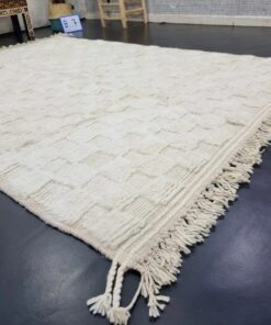 Handwoven White Rug
