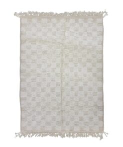 Handwoven White Rug