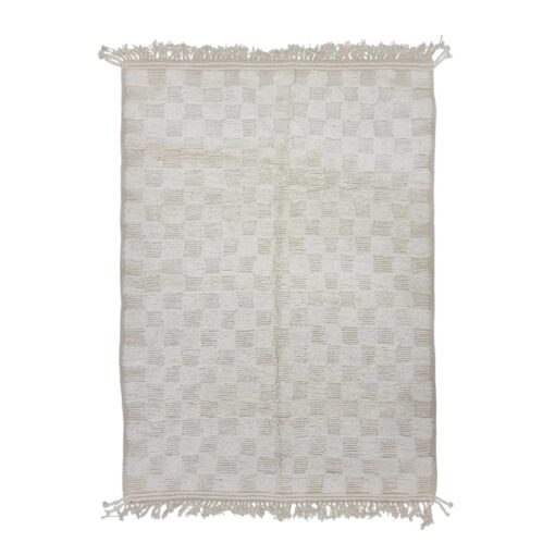 Handwoven White Rug