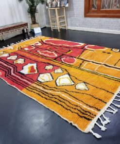 Orange And Red Rug