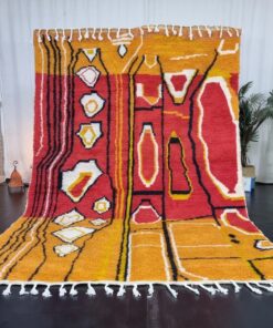 Orange And Red Rug