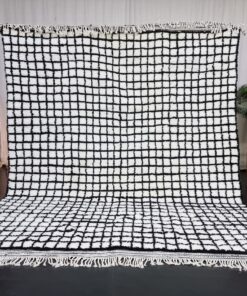 Black And White 7x9 Rug