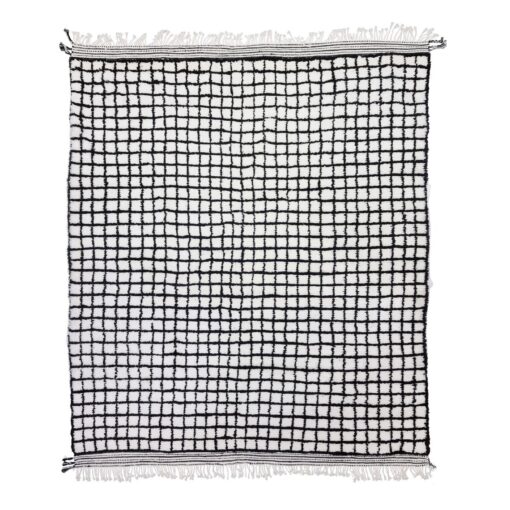 Black And White 7x9 Rug