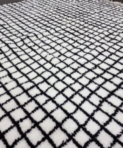 Black And White 7x9 Rug