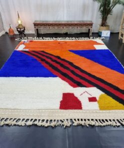 Orange And Blue Rug