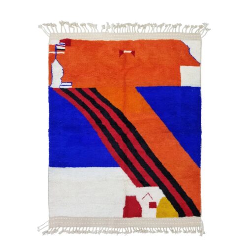 Orange And Blue Rug