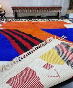 Orange And Blue Rug