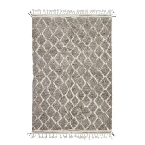 Brown And White Rug