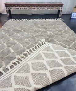 Brown And White Rug