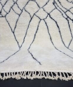 White And Black 5x8 Rug