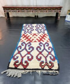 Blue And Red Rug