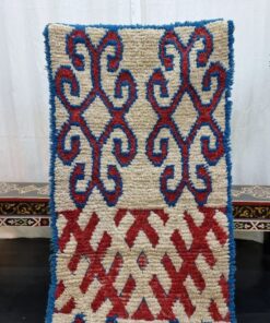 Blue And Red Rug