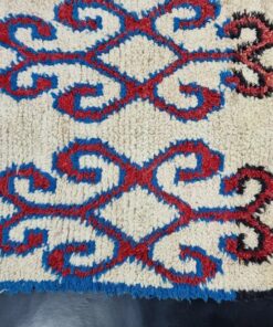 Blue And Red Rug
