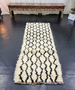 White And Black Rug