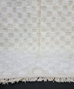 Handwoven White Rug